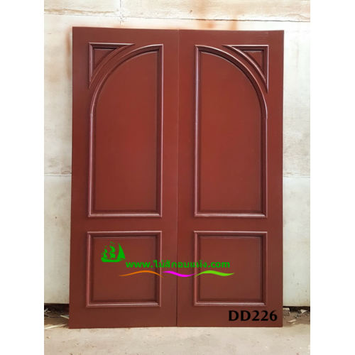 ประตูไม้สักบานคู่ รหัส DD226